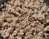 A picture of step 2 of Garlic Butter Ground Turkey and Cauliflower Skillet.
