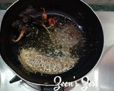 A picture of step 4 of Andhra Allam Pachadi/Chutney.