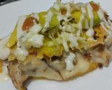 Foto del paso 8 de la receta: Quesadilla🌮de pollo🍗a mi manera🥯🧀🥑