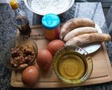 Foto del paso 1 de la receta: Budín de banana y nuez