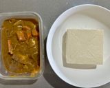 咖哩豆腐丼飯的食譜步驟1照片
