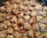 A picture of step 7 of Jalapeño Meatballs Mashed Potatoes and Jalapeño Gravy.