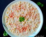 A picture of step 4 of Boondi raita.