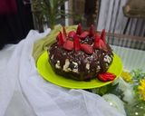 عکس مرحله 11 از دستور کیک شکلات و بادام 🎂 (Chocolate & Almond Cake) با گاناش نوتلا