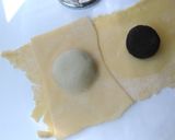 Foto del passaggio 6 della ricetta Calzoncelli di castagne - Biscottini fritti al cioccolato