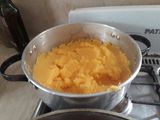 Pastel de polenta con matambre