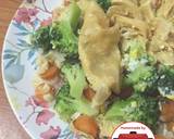 Tumis kembang tahu brokoli wortel enak mudah #homemadebylita langkah memasak 5 foto