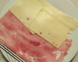 Foto del paso 2 de la receta Rollitos de tortilla rellenos de jamón york y queso