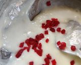 A picture of step 3 of Rose Pudding.