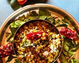 A picture of step 4 of Moong Sprouts Sundal.