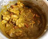 A picture of step 5 of Butter Green Chicken.