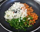 Foto del paso 3 de la receta: Macarrones con soja texturizada y verduras