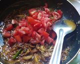 A picture of step 3 of Tomato rice.