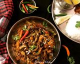 A picture of step 6 of Mourola Macher Chorchori (Small River Water Fish Curry - Bong style).