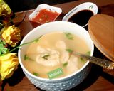 A picture of step 12 of Dumpling soup.