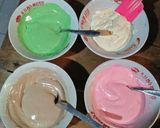 Foto langkah ke 4 dari resep Bolu Kukus Pelangi.