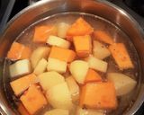 Foto del paso 2 de la receta Puré de Patata y Calabaza con Merluza Teriyaki