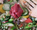 Zöldséges-szalonnás ragu recept fázis 3 fotója