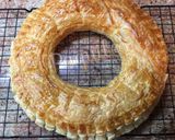 Foto del paso 6 de la receta Rosca de hojaldre con Nutella casera y glaseado de chocolate
