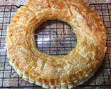 Foto del paso 6 de la receta: Rosca de hojaldre con Nutella casera y glaseado de chocolate
