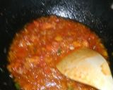 A picture of step 3 of Fry chana chat.