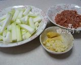 肉末節瓜絲 - 健康家常食譜的食譜步驟1照片