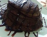 Foto langkah ke 4 dari resep Pancake Cokelat Praktis Anti Gagal.
