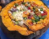 Foto del paso 2 de la receta: Zapallo relleno a la parrilla