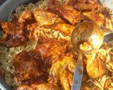 Foto del paso 3 de la receta: Tallarines al huevo con pollo al disco