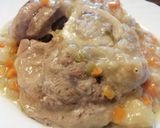A picture of step 4 of Ossobuco with Vegetables.