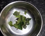 A picture of step 2 of Kala chana besan curry.