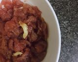 Hình bước làm 5 của món Salad bò, bắp cải tím, xà lách xoăn