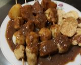 Foto langkah ke 5 dari resep Tahu kentang dan telur puyuh kuah kacang.