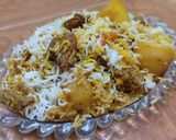 A picture of step 11 of Beef Biryani.