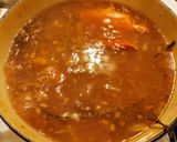 A picture of step 4 of Lobster Bisque.