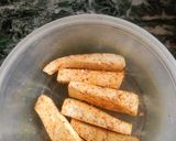 A picture of step 3 of Paneer fingers.