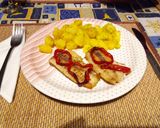 Alaszkai fűszeres sült halfilé pirított burgonyával és kápiával recept fázis 3 fotója