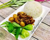 Hình bước làm 3 của món PHÁ LẤU BAO TỬ CÁ BA SA+TRỨNG CÚT