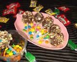 A picture of step 6 of Bread chocolate lollypop.