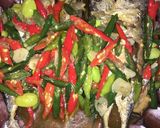Foto langkah ke 6 dari resep Tumis Ikan Gembung rebus+petai.