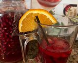 A picture of step 2 of Pomegranate Cocktail.