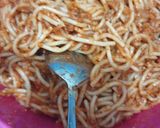 Foto langkah ke 3 dari resep Spaghetti Brulee aka Spageti Panggang.