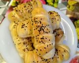 صورة لخطوة 5 من وصفة ساندوتشات محشية بحشوة البسطرمة وميكس الجبن 😋❤️