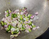 A picture of step 1 of Green peas and paneer paratha.