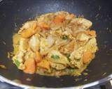 Foto del paso 6 de la receta Pechuga de pollo con papaya al wok