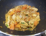 Foto del paso 6 de la receta: Pechuga de pollo con papaya al wok