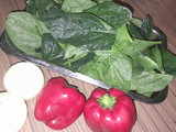 Pizza de espinaca.