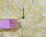 A picture of step 5 of Pistachio and Raspberry Galette des Rois.
