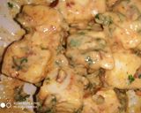A picture of step 3 of Cottage Cheese Shalmargo with assorted veggiee sizzler.
