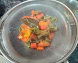 A picture of step 1 of Peanut butter soup in white butter.